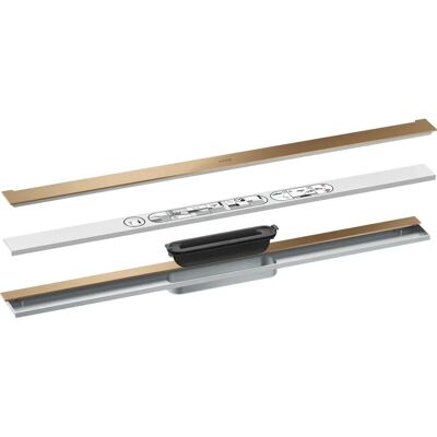 Hansgrohe AXOR Drain Fertigset - Höhenverstellbar, 800mm, Brushed Bronze - Drain Fertigset Hansgrohe AXOR Drain Fertigset - Höhenverstellbar, 800mm, Brushed Bronze - Drain Fertigset