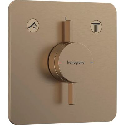 Amestecător Hansgrohe DuoTurn Q - Încastrat, 2 Funcții, Bronz Periat Amestecător Hansgrohe DuoTurn Q - Încastrat, 2 Funcții, Bronz Periat