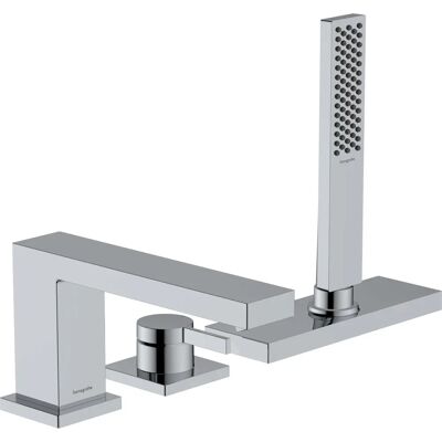 HANS GROHE Tecturis E Badewannenmischer - WaterfallStream, Keramik, Chrom HANS GROHE Tecturis E Badewannenmischer - WaterfallStream, Keramik, Chrom