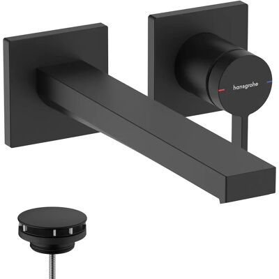 Hansgrohe Tecturis E Miska umywalkowa - Montaż ścienny - 225mm - Matowy czarny Hansgrohe Tecturis E Miska umywalkowa - Montaż ścienny - 225mm - Matowy czarny
