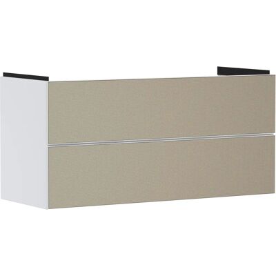 Hansgrohe Xevolos E Dulap pentru baie - 2 sertare - Alb Mat / Bronz Hansgrohe Xevolos E Dulap pentru baie - 2 sertare - Alb Mat / Bronz