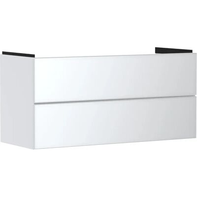 Hansgrohe Xevolos E Dulap suspendat pentru lavoar - Alb mat / Alb metalic / Bej cu aspect nisipiu - 1180x475x555mm Hansgrohe Xevolos E Dulap suspendat pentru lavoar - Alb mat / Alb metalic / Bej cu aspect nisipiu - 1180x475x555mm