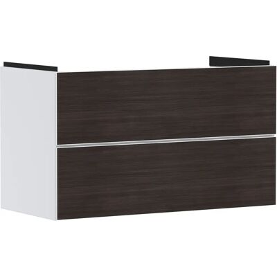 Hansgrohe Xevolos E Armoire sous-vasque - 2 tiroirs - Blanc mat - Publicité Hansgrohe Xevolos E Armoire sous-vasque - 2 tiroirs - Blanc mat - Publicité