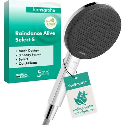 Hansgrohe Raindance Alive Select S 24512000 - Pomme de douche - Publicité Hansgrohe Raindance Alive Select S 24512000 - Pomme de douche - Publicité
