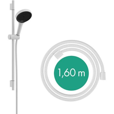 Set de Duș Hansgrohe Rainfinity - 3 Moduri, Bară 65cm, Alb Mat Set de Duș Hansgrohe Rainfinity - 3 Moduri, Bară 65cm, Alb Mat