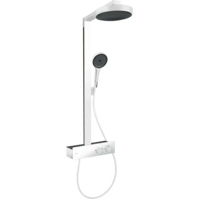 Sistem de duș Rainfinity Hansgrohe - Alb Mat - Economisire apă, Termostat Sistem de duș Rainfinity Hansgrohe - Alb Mat - Economisire apă, Termostat