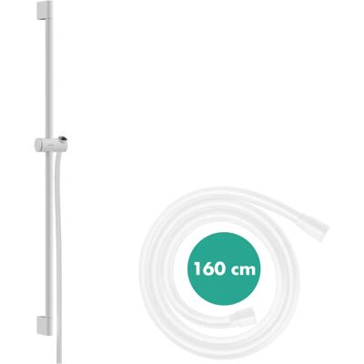Barre de douche Hansgrohe Unica Pulsify S - 90cm Blanc Mat - Publicité Barre de douche Hansgrohe Unica Pulsify S - 90cm Blanc Mat - Publicité