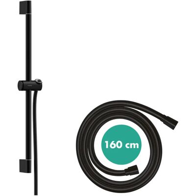 Hansgrohe Unica Pulsify Bastone Doccia - Regolabile, Nero Hansgrohe Unica Pulsify Bastone Doccia - Regolabile, Nero
