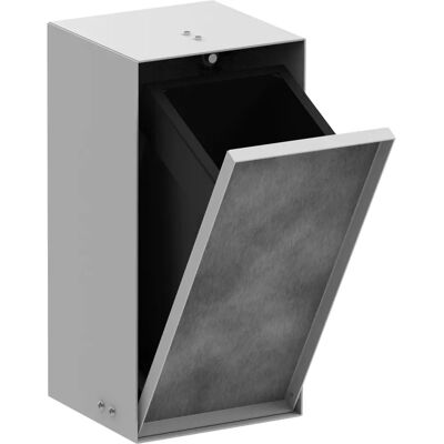 Hansgrohe XtraStoris Rock Built-in Trash Bin - Bathroom Storage Hansgrohe XtraStoris Rock Built-in Trash Bin - Bathroom Storage