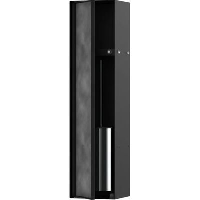 Hansgrohe XtraStoris Rock Toilet Brush Holder - Modern Design Black Hansgrohe XtraStoris Rock Toilet Brush Holder - Modern Design Black