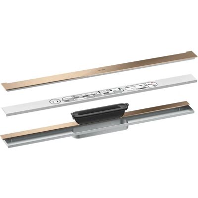 Ensemble de drain de douche Hansgrohe Axor - Polished Red Gold - Publicité Ensemble de drain de douche Hansgrohe Axor - Polished Red Gold - Publicité
