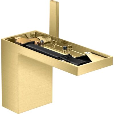 Hansgrohe Brushed Brass Wasserhahn - Modell 47032 - Keramikmischer, 150mm Ausladung Hansgrohe Brushed Brass Wasserhahn - Modell 47032 - Keramikmischer, 150mm Ausladung