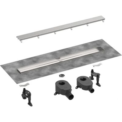 Hansgrohe RainDrain Go 1200 Negru - Sistem de drenare pentru duș Hansgrohe RainDrain Go 1200 Negru - Sistem de drenare pentru duș