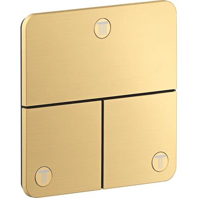 Hansgrohe AXOR ShowerSelect ID Válvula - 3 Consumidores, Oro Cepillado Hansgrohe AXOR ShowerSelect ID Válvula - 3 Consumidores, Oro Cepillado