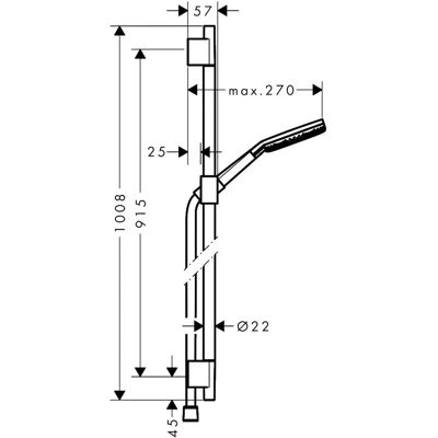 Hansgrohe Raindance Alive Select S Set de duș - 3 Moduri de jet Hansgrohe Raindance Alive Select S Set de duș - 3 Moduri de jet