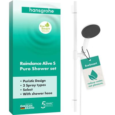 Hansgrohe Raindance Alive Select S Set de Duș - Tip, Alb Hansgrohe Raindance Alive Select S Set de Duș - Tip, Alb