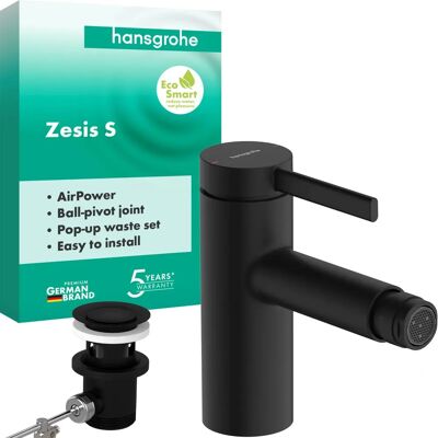 Hansgrohe Zesis S Miscelatore bidet - AirPower, nero opaco - Miscelatore bidet Hansgrohe Zesis S Miscelatore bidet - AirPower, nero opaco - Miscelatore bidet