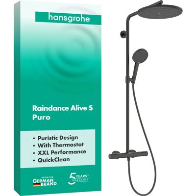 Hansgrohe Raindance Alive S Puro Duschsystem - Duschsystem Hansgrohe Raindance Alive S Puro Duschsystem - Duschsystem