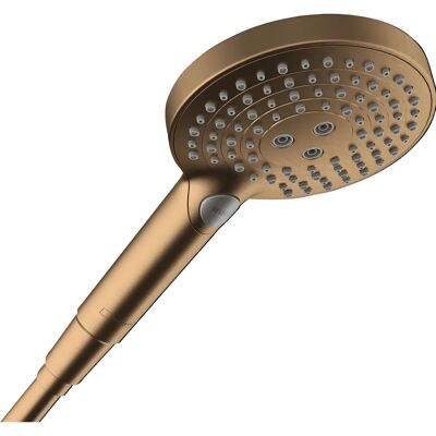 Hansgrohe Raindance Select S Duș de mână - Ø125mm, 3jet, bronz periat Hansgrohe Raindance Select S Duș de mână - Ø125mm, 3jet, bronz periat
