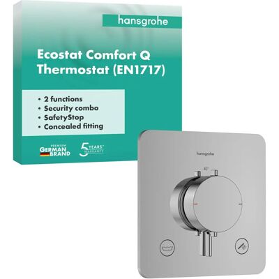 Hansgrohe Ecostat Comfort Q Termostat - Cromat - Încastrat Hansgrohe Ecostat Comfort Q Termostat - Cromat - Încastrat