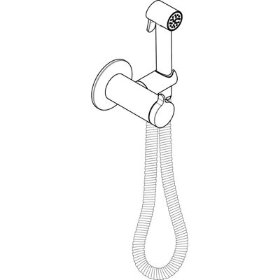 Hansgrohe AXOR Bidette Duschkopf - Verstellbarer Strahl - Wassersparefunktion Hansgrohe AXOR Bidette Duschkopf - Verstellbarer Strahl - Wassersparefunktion