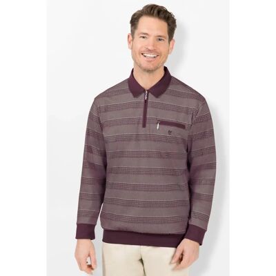 Hajo Langarm-Poloshirt - Streifenmuster Herrenbekleidung Hajo Langarm-Poloshirt - Streifenmuster Herrenbekleidung