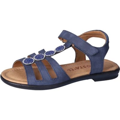 Ricosta Ana WMS: mittel Blaue Glitzer Kinder Sandale - Sandale Ricosta Ana WMS: mittel Blaue Glitzer Kinder Sandale - Sandale