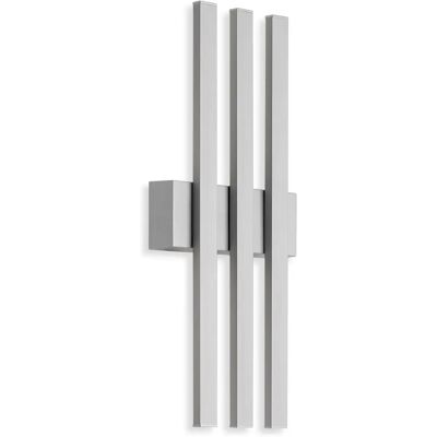 Telefunken GRAZ - Lampa zewnętrzna, IP44, 3x4W, 390 lm, 4000K, Srebrna Telefunken GRAZ - Lampa zewnętrzna, IP44, 3x4W, 390 lm, 4000K, Srebrna