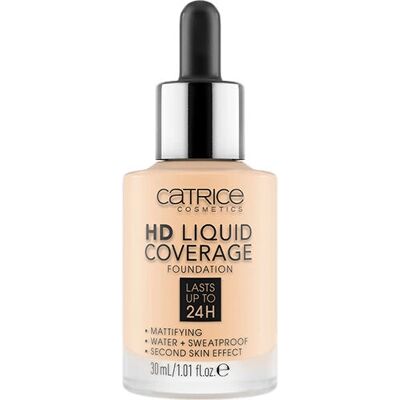 Catrice Porcelain Beige Foundation - Long-lasting, Full Cover - Face Makeup Catrice Porcelain Beige Foundation - Long-lasting, Full Cover - Face Makeup