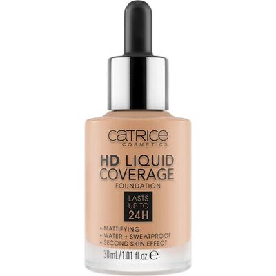 CATRICE - HD Liquid Coverage - Warm Beige - Foundation - Publicité CATRICE - HD Liquid Coverage - Warm Beige - Foundation - Publicité