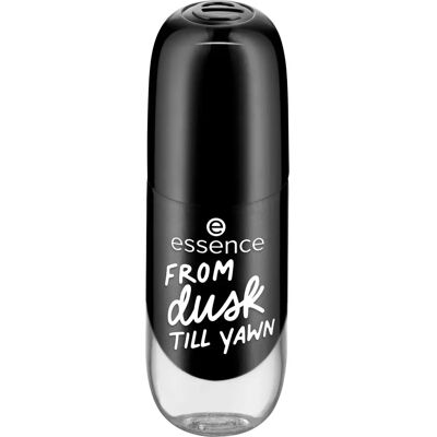 Vernis gel noir Essence - Du crépuscule à Yawn - 8 ml - Publicité Vernis gel noir Essence - Du crépuscule à Yawn - 8 ml - Publicité