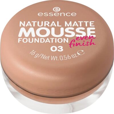 Essence Natürliche Matte Mousse Foundation - Farb 03 - 16g Essence Natürliche Matte Mousse Foundation - Farb 03 - 16g