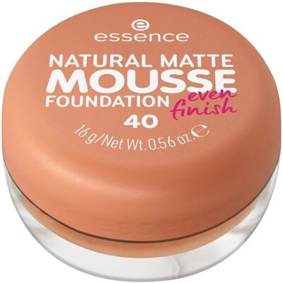 Fond de Teint Mousse Natural Matte Essence - Fond de Teint - Publicité Fond de Teint Mousse Natural Matte Essence - Fond de Teint - Publicité