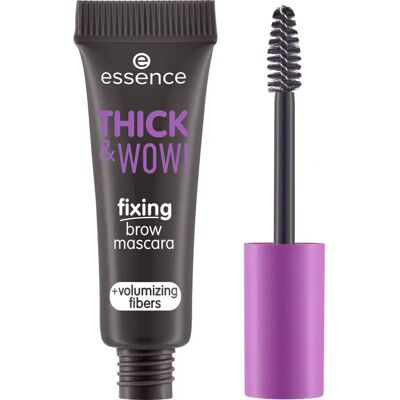 Essence Braune Augenbrauen Mascara - Thick & Wow! - 6ml Essence Braune Augenbrauen Mascara - Thick & Wow! - 6ml