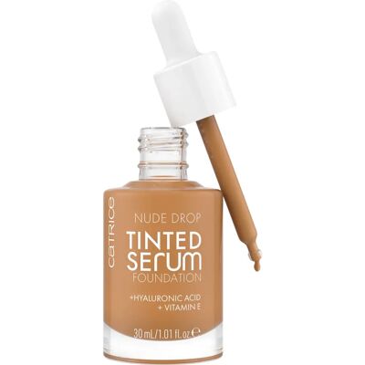 Catrice Nude Drop Tinted Serum Foundation - Light Brown - Foundation Catrice Nude Drop Tinted Serum Foundation - Light Brown - Foundation