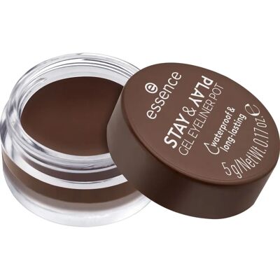 Essence 02 Brown Stay & Play Eyeliner - Eyeliner Essence 02 Brown Stay & Play Eyeliner - Eyeliner