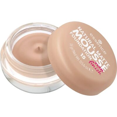 Essence Natural Matte Mousse Foundation - Foundation, No 15, 16g Essence Natural Matte Mousse Foundation - Foundation, No 15, 16g