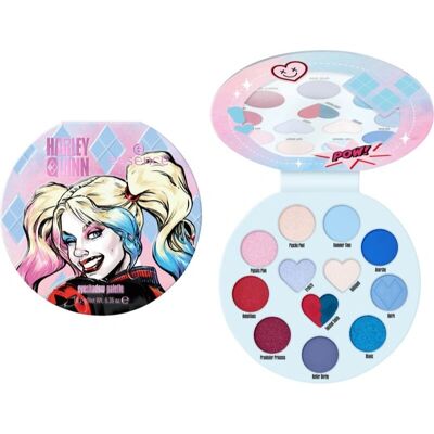 Paleta de farduri de ochi Harley Quinn Mad Love essence Paleta de farduri de ochi Harley Quinn Mad Love essence