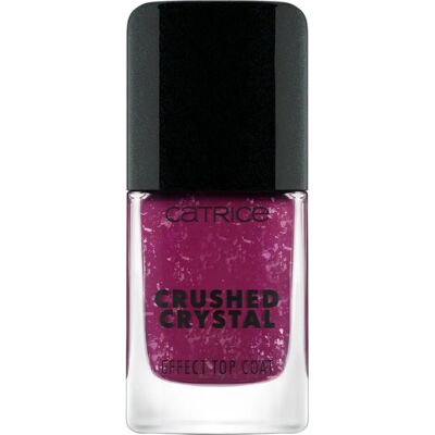 Vernis à ongles Catrice Améthyste Aura - Effet cristal écrasé - Publicité Vernis à ongles Catrice Améthyste Aura - Effet cristal écrasé - Publicité