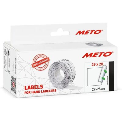 METO Classic XL White Labels - 29x28mm, 3 Lines METO Classic XL White Labels - 29x28mm, 3 Lines