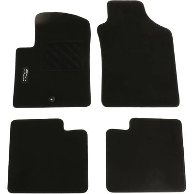 Fiat - 500/500C OE71806383 - Caoutchouc/Velours - Tapis de Sol Fiat - 500/500C OE71806383 - Caoutchouc/Velours - Tapis de Sol