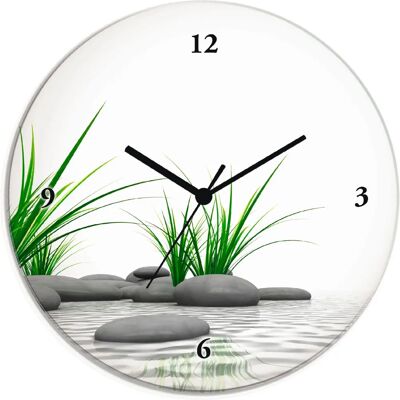 ARTLAND - ARTLAND 3 D Steine - Weiß - Quartz - Wanduhr ARTLAND - ARTLAND 3 D Steine - Weiß - Quartz - Wanduhr
