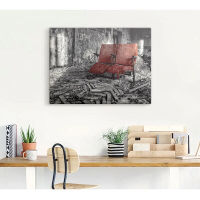 ARTland Lost Place - Zusammen - 40x30 cm - Leinwandbild - Wall art ARTland Lost Place - Zusammen - 40x30 cm - Leinwandbild - Wall art
