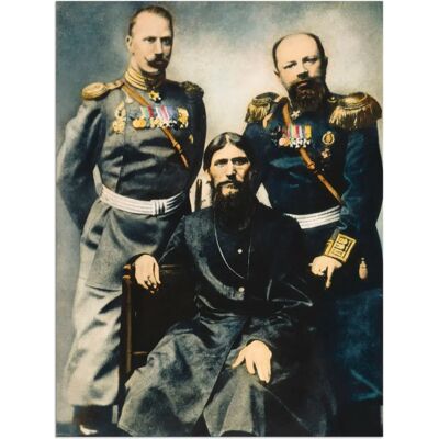 ARTland - Rasputin, Russischer Mönch - 30x40 cm - Wandkunst ARTland - Rasputin, Russischer Mönch - 30x40 cm - Wandkunst