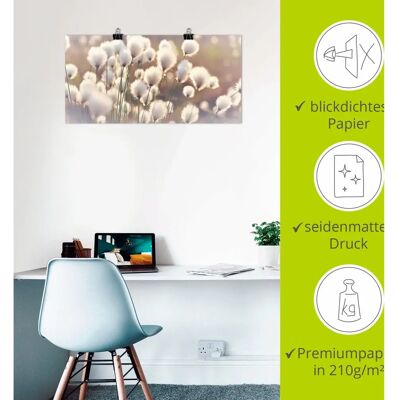 ARTLAND - Wollgraszauber im Moor - 100x50 cm - Wandbild ARTLAND - Wollgraszauber im Moor - 100x50 cm - Wandbild