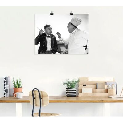 ARTLAND - Die Leibköche 1944 - 40x30 cm - Schwarz - Wandbild ARTLAND - Die Leibköche 1944 - 40x30 cm - Schwarz - Wandbild