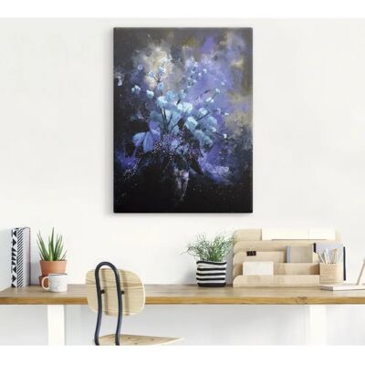 ARTLAND - Stillleben Blumen II - Blau - Canvas print ARTLAND - Stillleben Blumen II - Blau - Canvas print