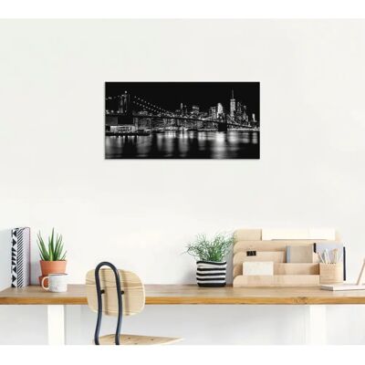 ARTLAND Manhattan Skyline Brooklyn Bridge - Wandbild ARTLAND Manhattan Skyline Brooklyn Bridge - Wandbild