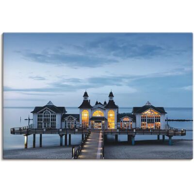 ARTLAND Seebrücke Sellin - Blau Wandbild ARTLAND Seebrücke Sellin - Blau Wandbild
