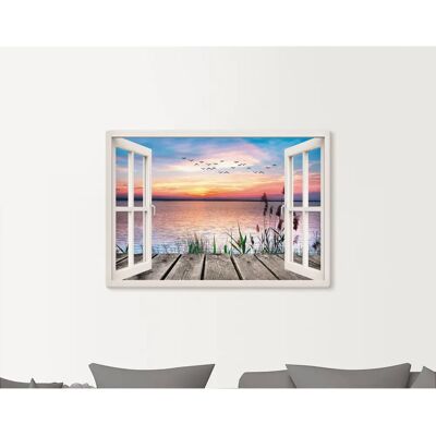 ARTLAND Wandbild – Farben der Wolken - Hochwertiges Leinwand & Poster ARTLAND Wandbild – Farben der Wolken - Hochwertiges Leinwand & Poster